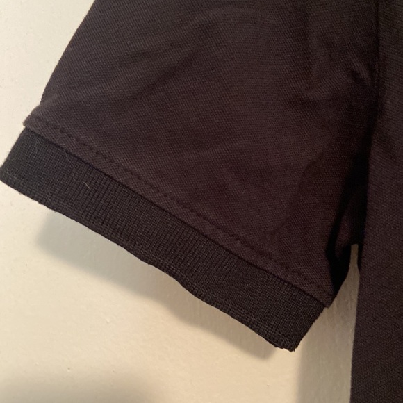 Vintage Burberry England Black Knit Polo Short Sleeve size M - Picture 4 of 10